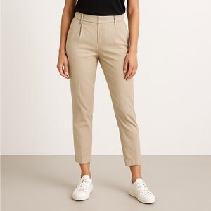 J.Crew Beige Tailored Trousers Women’s Cropped Pants 00 low Rise